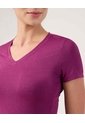 Camiseta Deportiva Jaspeada   Para Mujer Rojo Patprimo de Patprimo