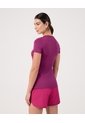 Camiseta Deportiva Jaspeada   Para Mujer Rojo Patprimo de Patprimo