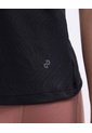Camiseta Manga Corta Texturizada   Para Mujer Negro Patprimo de Patprimo