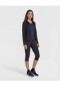 Camiseta Deportiva Cuello En V  Para Mujer Azul Patprimo de Patprimo