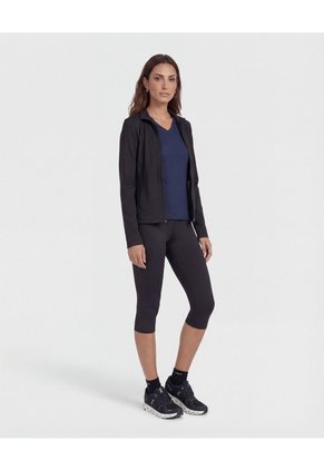 Camiseta Deportiva Cuello En V  Para Mujer Azul Patprimo