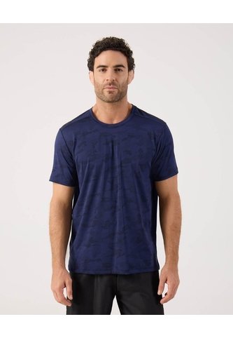 Camiseta Texturizada   Para Hombre Azul Patprimo Patprimo