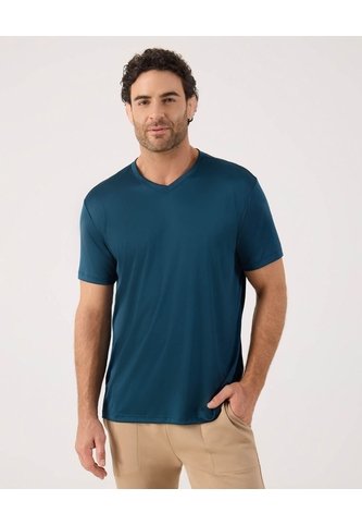 Camiseta Deportiva Unicolor   Para Hombre Verde Patprimo Patprimo