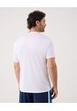 Camiseta Deportiva Unicolor   Para Hombre Blanco Patprimo de Patprimo