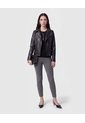 Leggings Con Botones Laterales   Para Mujer Negro Patprimo de Patprimo