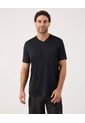 Camiseta Deportiva Unicolor   Para Hombre Negro Patprimo de Patprimo