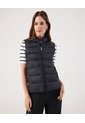 Chaleco Unicolor Acolchado   Para Mujer Negro Patprimo de Patprimo