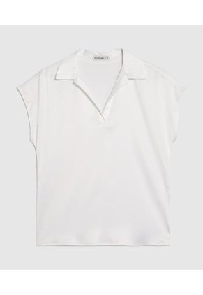 Blusa Para Mujer Manga Corta Color Blanco Marca Patprimo #30129428