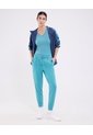Pantalon Jogger Unicolor   Para Mujer Azul Patprimo de Patprimo