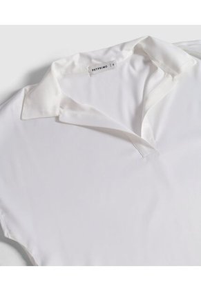Blusa Para Mujer Manga Corta Color Blanco Marca Patprimo #30129428