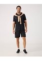 Camiseta Deportiva Unicolor   Para Hombre Negro Patprimo de Patprimo