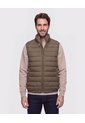 Chaleco Acolchado Cuello Alto   Para Hombre Verde Patprimo de Patprimo