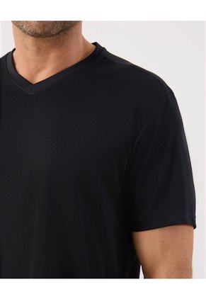 Camiseta Deportiva Unicolor Para Hombre Negro Patprimo