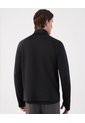 Buzo Unicolor Cuello Alto   Para Hombre Negro Patprimo de Patprimo