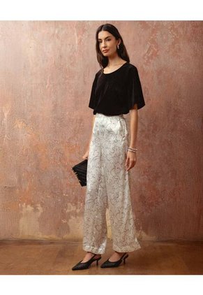 Pantalón  Para Mujer Moda Color Crema Marca Patprimo #30072111