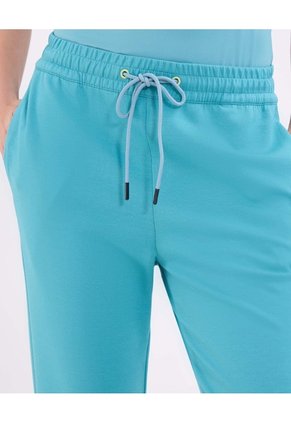 Pantalon Jogger Unicolor Para Mujer Azul Patprimo