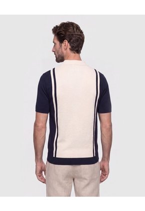 Polo De Tejido   Para Hombre Crema Patprimo