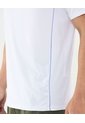 Camiseta Deportiva Cuello En V  Para Hombre Blanco Patprimo de Patprimo
