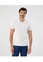 Polo En Tejido Acanalado   Para Hombre Blanco Patprimo de Patprimo