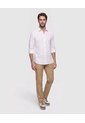 Camisa Casual A Rayas   Para Hombre Blanco Patprimo de Patprimo