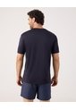 Camiseta Deportiva Unicolor   Para Hombre Azul Patprimo de Patprimo