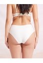 Panty Clásico Unicolor Con Elástico Visible  Para Mujer Blanco Patprimo de Patprimo