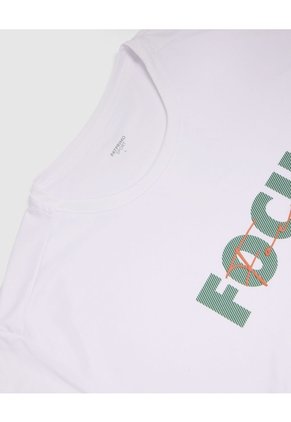 Camiseta Con Screen Para Hombre Blanco Patprimo