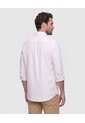 Camisa Casual A Rayas   Para Hombre Blanco Patprimo de Patprimo