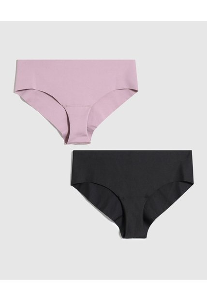 Pack X2 Panty En Microfibra   Para Mujer Surtido Patprimo