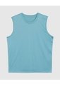 Camiseta Deportiva Unicolor   Para Hombre Azul Patprimo de Patprimo