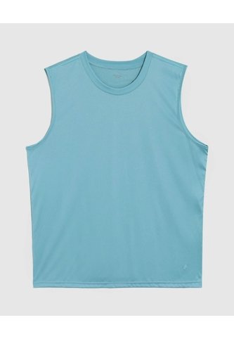 Camiseta Deportiva Unicolor   Para Hombre Azul Patprimo Patprimo