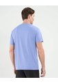 Camiseta Manga Corta Cuello Redondo Con Screen   Para Hombre Azul Patprimo de Patprimo