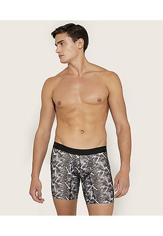 Boxer X2 Para Hombre Fleat Seamer Medio Color Gris Marca Patprimo #44000328 Patprimo