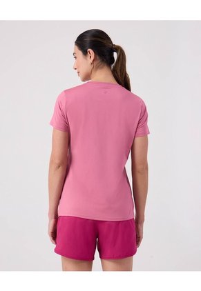Camiseta Deportiva Con Estampado   Para Mujer Rosa Patprimo