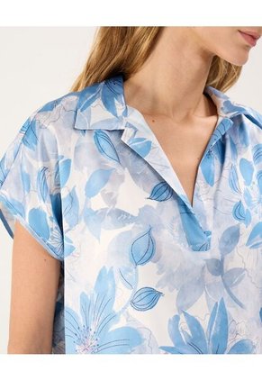 Blusa Para Mujer Manga Corta Color Azul Claro Marca Patprimo #30123387