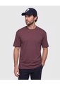 Camiseta Premium Cuello Grueso   Para Hombre Café Patprimo de Patprimo