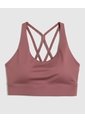 Top Deportivo De Alto Soporte   Para Mujer Café Patprimo de Patprimo