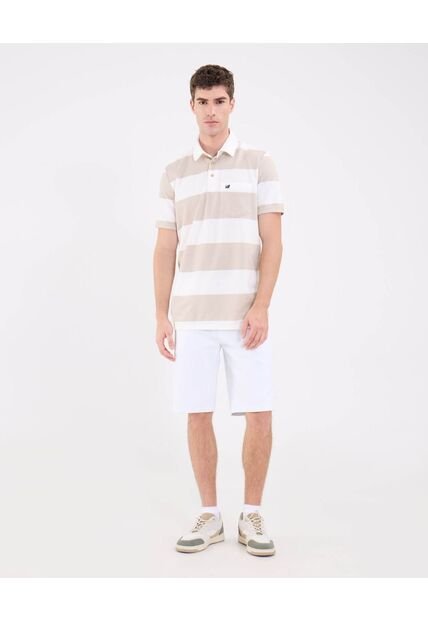 Bermuda Tipo Chino  Para Hombre Blanco Patprimo