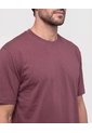 Camiseta Premium Cuello Grueso   Para Hombre Café Patprimo de Patprimo