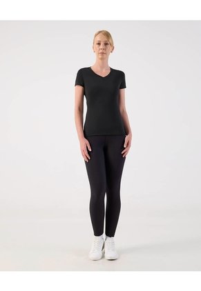 Leggins Deportivo Tiro Alto  Para Mujer Negro Patprimo