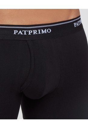 Boxer Con Bragueta Funcional En Lycra-Algodón X1 Para Hombre Negro Patprimo