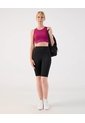 Top Crop Ribbed  Escote Alto Y Espalda Atlética  Para Mujer Rosado Patprimo de Patprimo
