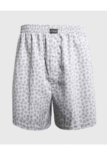 Bóxer Amplio Estampado X1 Para Hombre Gris Patprimo
