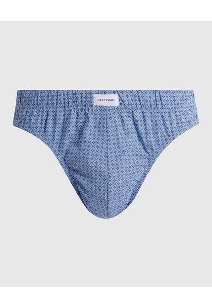 Boxer Corto Estampado  X1 Para Hombre Azul Patprimo