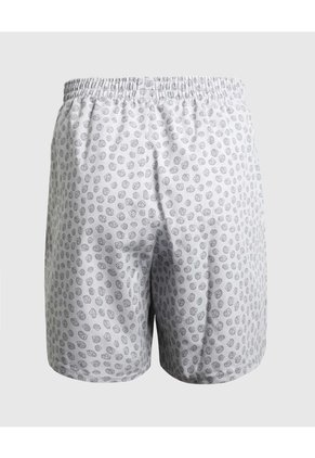 Bóxer Amplio Estampado X1 Para Hombre Gris Patprimo