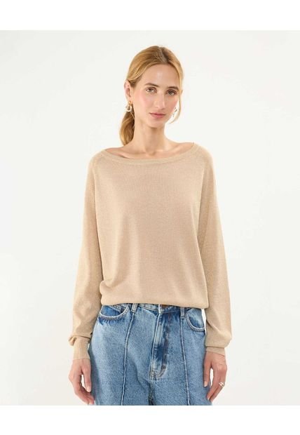 Saco Para Mujer Cuello Redondo Color Beige Marca Patprimo #30330616