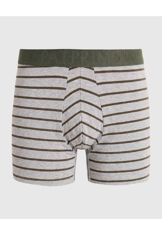 Bóxer Medio A Rayas  X1 Para Hombre Gris Patprimo Patprimo