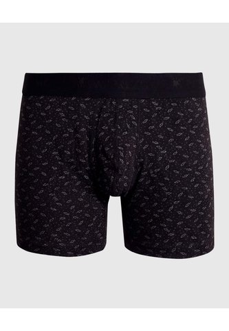 Bóxer Medio Estampado  X1 Para Hombre Negro Patprimo Patprimo