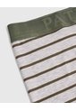 Bóxer Medio A Rayas  X1 Para Hombre Gris Patprimo de Patprimo