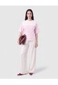 Blusa Con Botones En Hombro   Para Mujer Rosa Patprimo de Patprimo